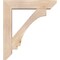 Ekena Millwork Imperial Slat Smooth Bracket w/ Offset Brace, Douglas Fir, 7 1/2"W x 34"D x 38"H BKT0806X34X38IMP06SDF - alternate 2